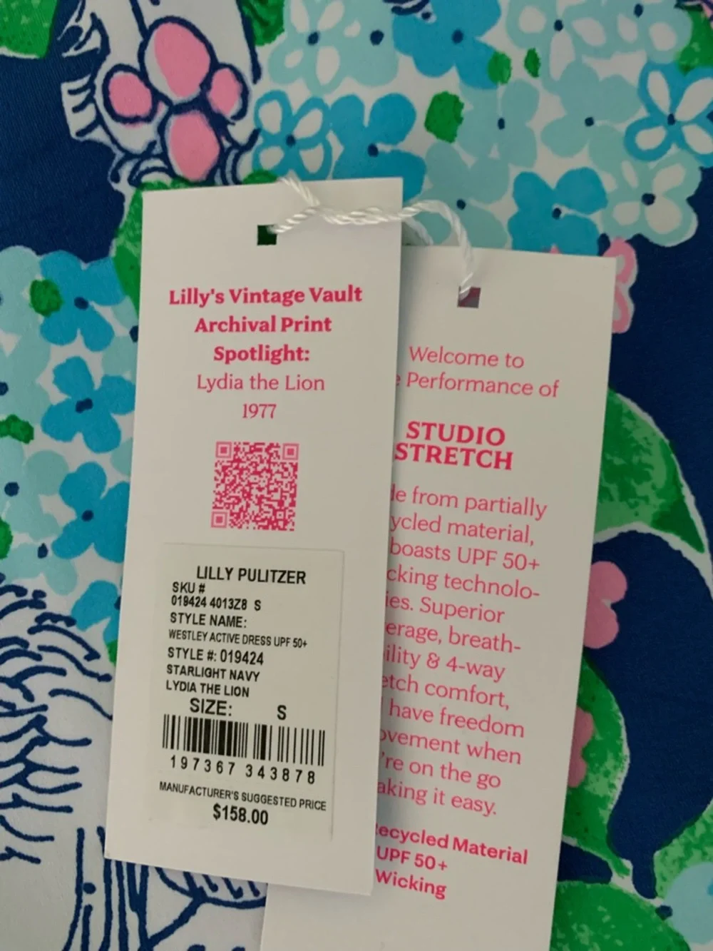 Lilly Pulitzer Luxletic Westley Active Dress Size Small NWT - Picture 7 of 9